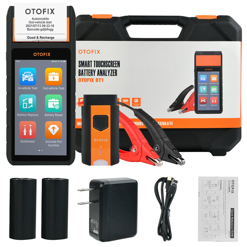 OTOFIX BT1 Car Battery Tester Package List